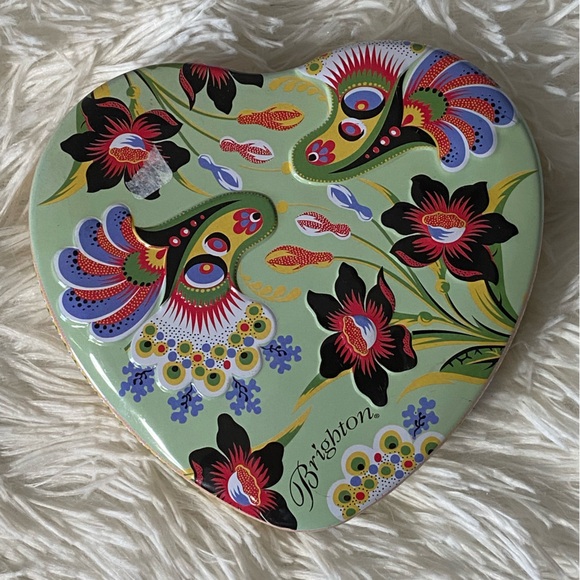 Brighton Heart Shaped Floral Jewelry Tin
Empty
Boho
Trinket Gift Box - Picture 2 of 5